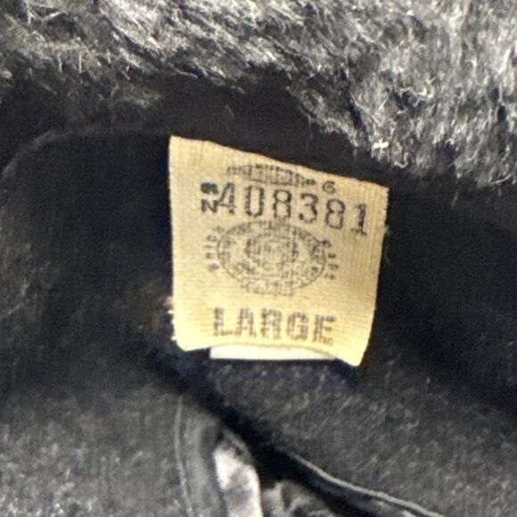 VTG Faux Fur Bavarian Fedora Hat Mens Sz L Tryolean Band w/Medallion Ear Flaps - Picture 11 of 12